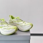 Jet Sneakers In White And Green – Bb329