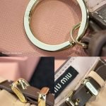 Leather Keychain Trick In Beige