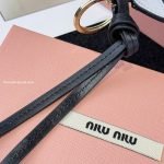 Leather Shirt Keychain In Grey