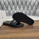 Ma Logo Embossed Slides In Black