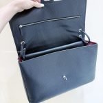 Maxi Souplissimo Large Flap Bag Black Caviar Leather