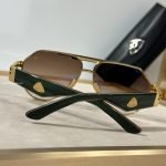 Maybach The King Iii Sunglasses In Gold And Green – Sg259