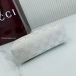 Medium Cosmetic Case With Gucci Plaque Ivory GG Canvas