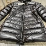 Moncler Enfant Moka Down Coat In Black