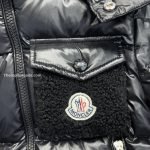 Moncler Enfant Yule Hooded Down Jacket In Black