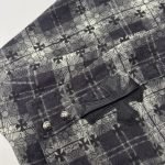 Monogram Cross Patch Flannel Shirt – Sh535