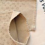 Monogram Denim Skate Pants In Camel 1Ajtwq
