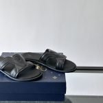 Oasis Mules Black Taiga Leather 1Ahscv