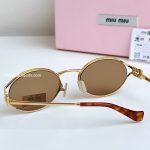 Oval Frame Gold-Tone Sunglasses Smu52Ys – Sg201
