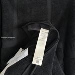 Pentagram Beach Towel In Black Cotton