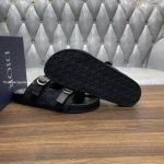 Aqua Sandals Black Oblique Jacquard – Cds44