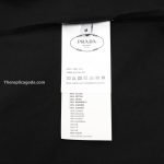 Re-Nylon And Jersey T-Shirt In Black
