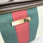 Small Pouch With Strap And Web Natural Washed Canvas