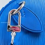 Speedy Soft 30 Bag Ocean Blue Cowhide Leather M29096
