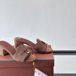 Summer Charms Sandals Colour Vicuna Cotton