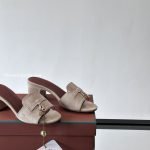 Summer Charms Sandals White Suede Goatskin