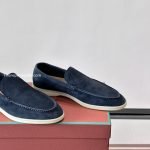 Summer Walk Loafers Blue Suede – Lr93