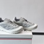 Trailgrip Lp Suede & Nubuck Sneakers In White And Grey – Mc49