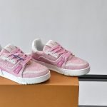 Trainer Sneakers Pink Canvas 1Akbb6
