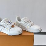 Trainer Sneakers White Grained Calf Leather 1Ajs64