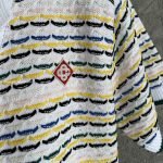 Tuck Stitch Short Sleeve Shirt In Multicolor – Sh540