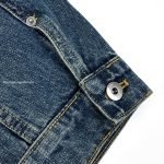 Zipped Jacket Blue Cotton Twill