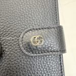Bi-Colour GG Marmont Card Case Black Leather