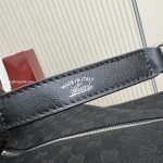 Brera Large Crossbody Bag Black GG Canvas