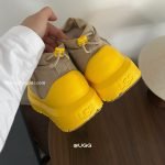 Classic Ultra Mini Weather Shoes In Brown And Yellow