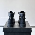 Cross Patch Boots In Black With Cross White