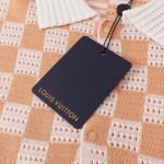 Damier Short-Sleeved Shirt In Orange And White – Sh531