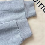 Embroidered Signature Zipped Hoodie In Grey 1Ak7Fg