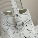 Giglio Small Tote Bag White GG Leather