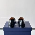Granville Loafers Black Smooth Calfskin And Black Oblique Jacquard – Cd488
