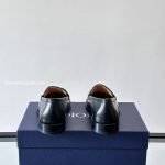 Granville Loafers Black Smooth Calfskin With Beige And Black Oblique Jacquard – Cd500