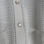 Green & White Tennis Stripe Crochet Short Sleeve Shirt – Sh541
