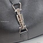 Jackie 1961 Medium Shoulder Bag Black Soft Grainy Leather