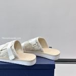 Alpha Sandals Off-White Oblique Jacquard – Cds43