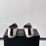 Logo Embroidered Espadrilles Sandals In Beige