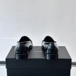 Ma Chain Leather Loafers In Black – Ri98