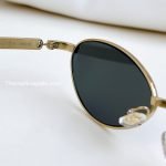 Mm216 Oval Sunglasses In Gold – Sg290