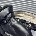 Moncler Enfant Yule Hooded Down Jacket In Black
