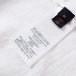 Monogram Short-Sleeved Cotton Crewneck In White 1Aiwfu