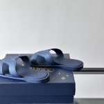 Oasis Mules Blue Taiga Leather 1Ahscf