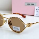 Oval Frame Gold-Tone Sunglasses Smu52Ys – Sg201