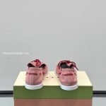 Pink Nubuck Boat Loafers