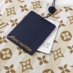 Raffia Monogram T-Shirt In Brown
