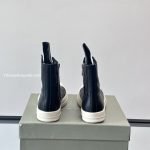 Rick Owens Geobasket High-Top Sneakers In Black Leather – Ro43