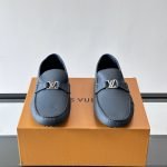 Silverstone Moccasin Navy Blue Grained Calf Leather 1Ahrkl