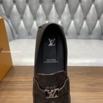 Silverstone Moccasins Brown Monogram-Embossed Calf Leather 1Ahrtb